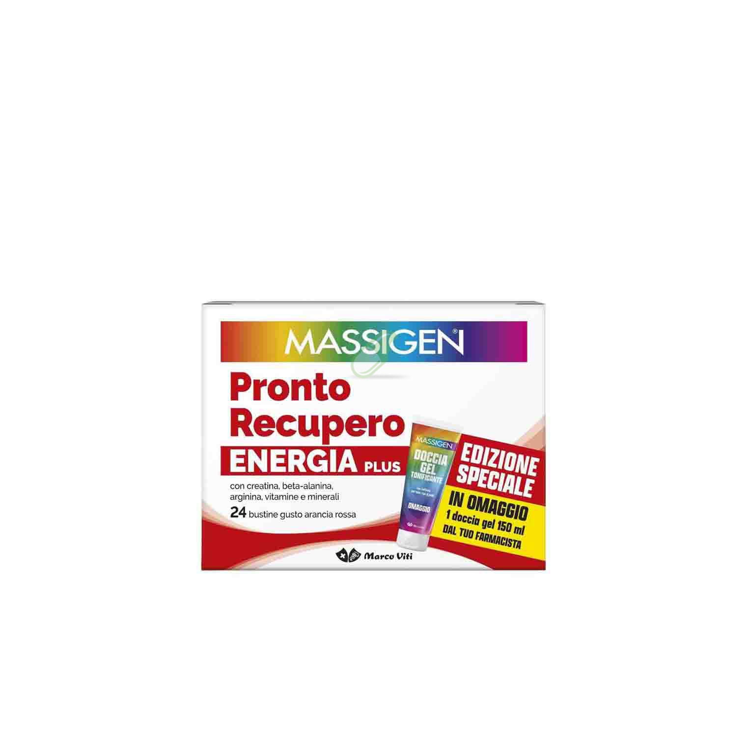 Massigen Linea Sali Minerali Pronto Recupero Energia Plus 24 Buste