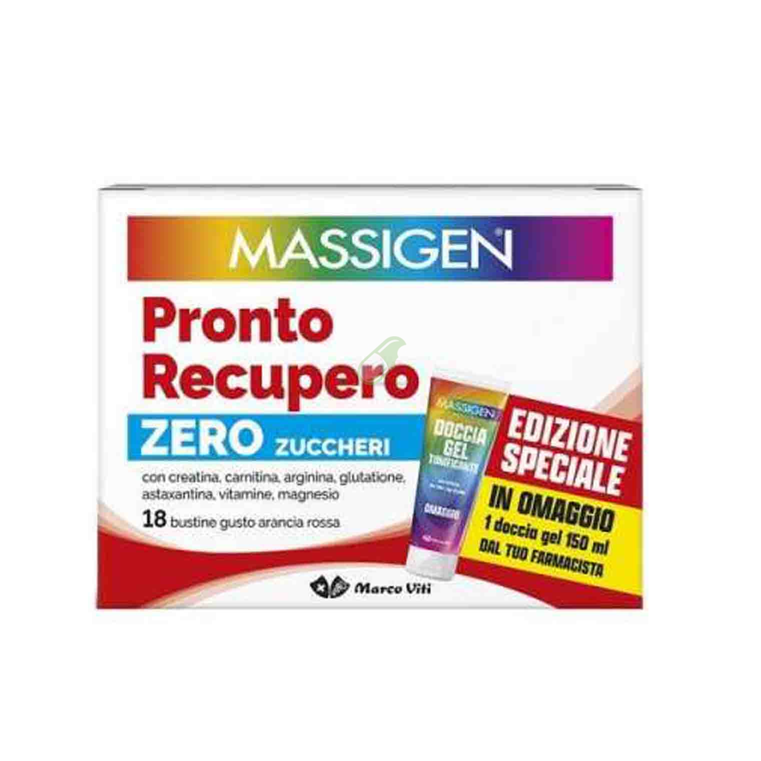 Massigen Linea Sali Minerali Pronto Recupero Senza Zuccheri Integratore 18 Buste