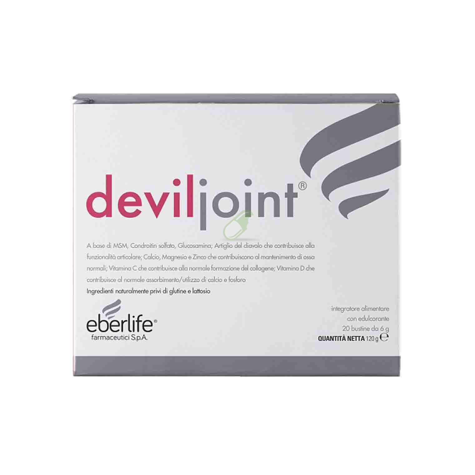 Eberlife Farmaceutici Linea Articolazioni Sane Deviljoint Integratore 20 Bustine