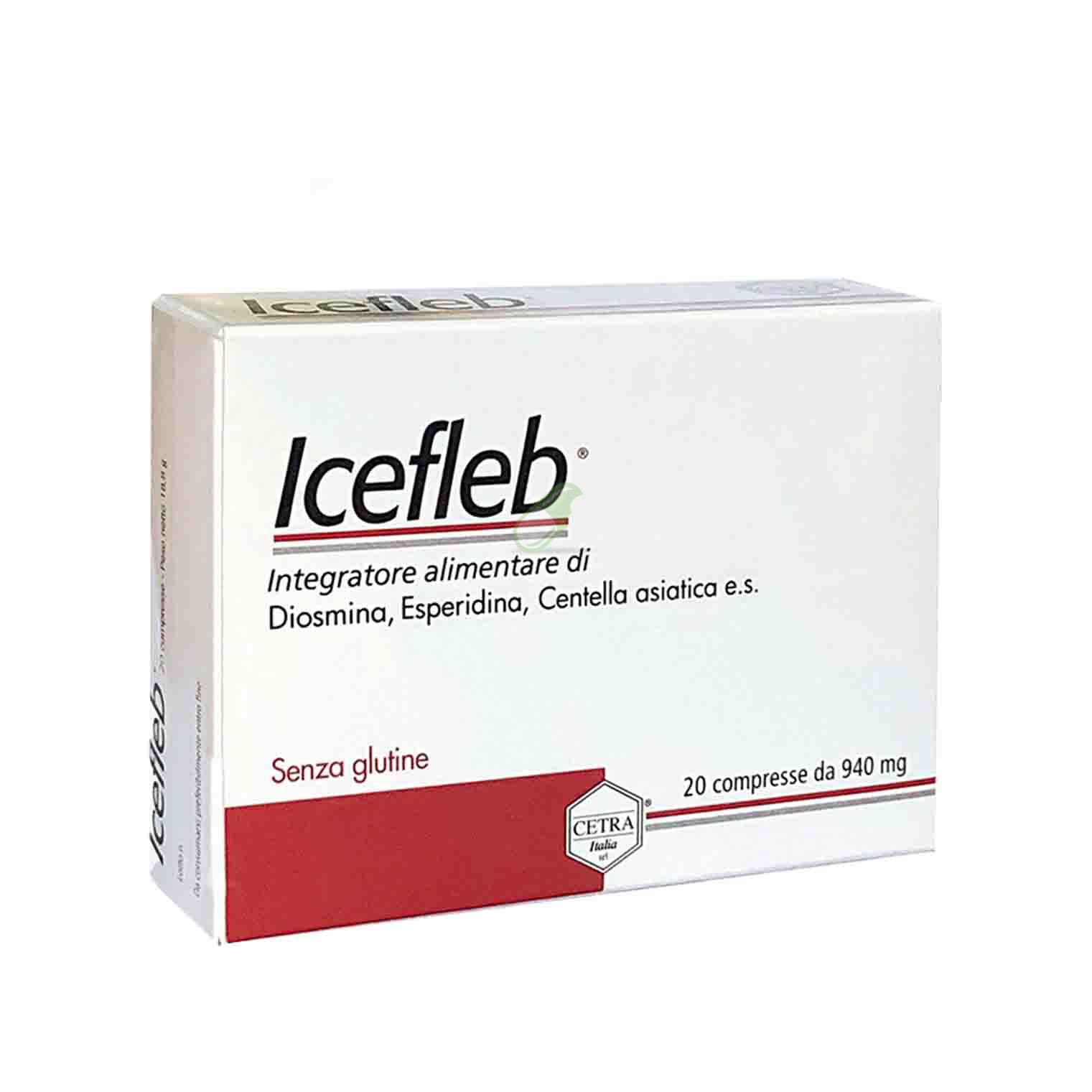 Cetra Italia Linea Circolazione e Microcircolo Icefleb Integratore 20 Compresse