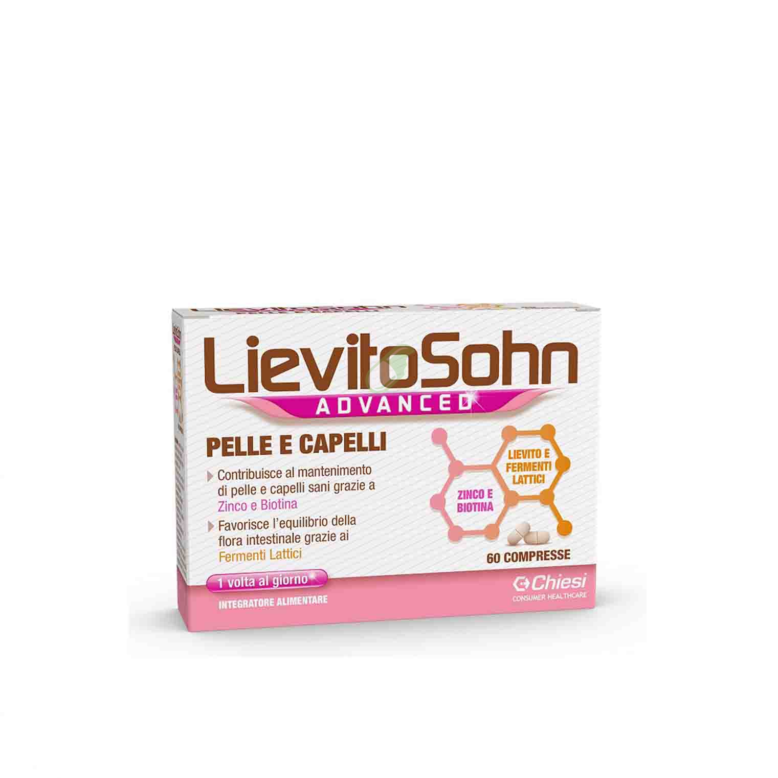 LievitoSohn Advanced Linea Pelle e Capelli Integratore 60 Compresse