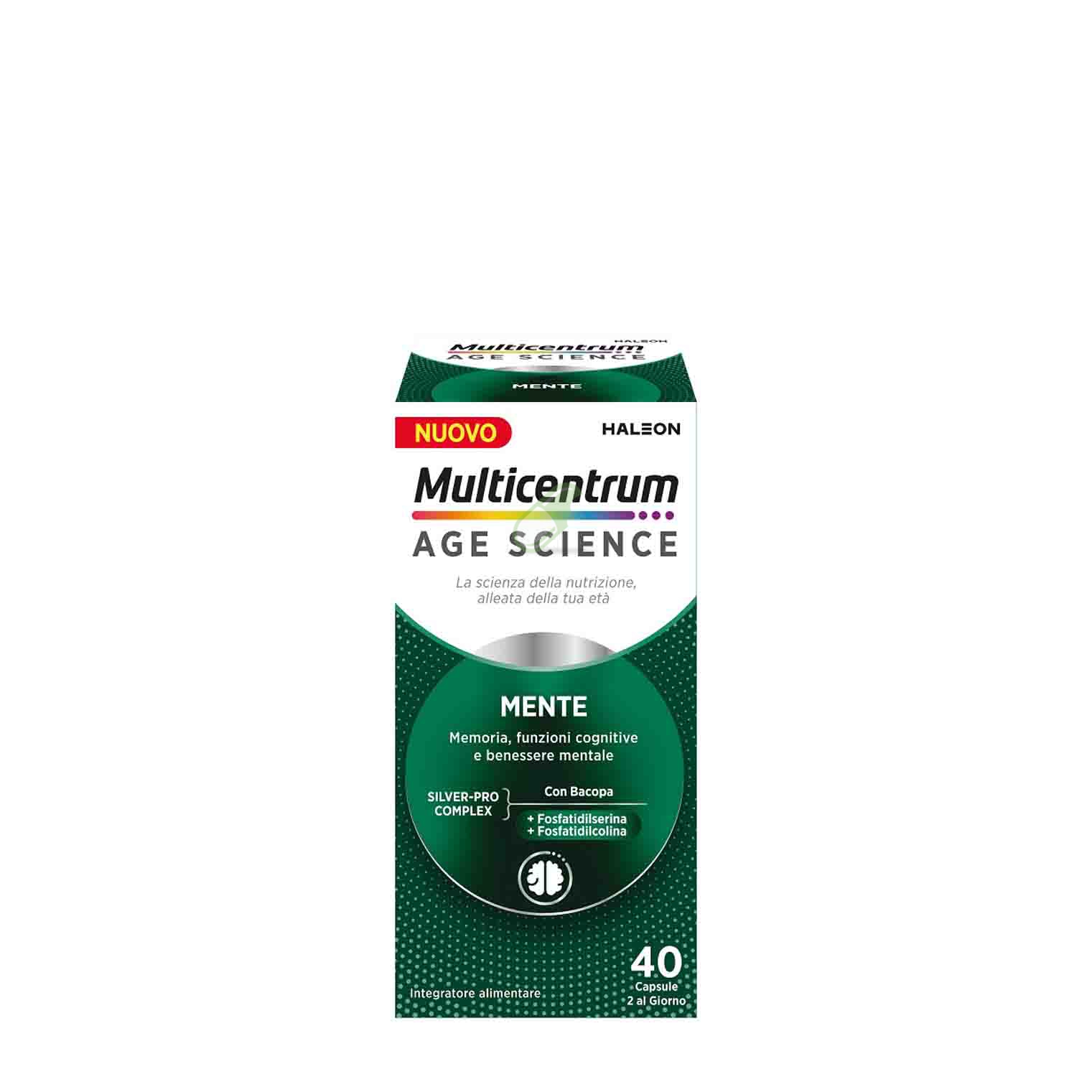 Multicentrum Linea Age Science Integratore Mente 40 Capsule