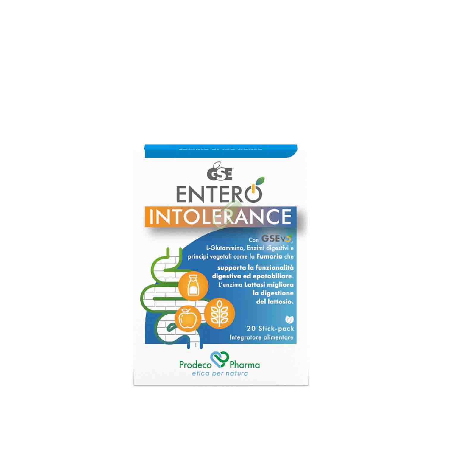 Prodeco Pharma GSE Entero Intollerance Integratore 20 Stick