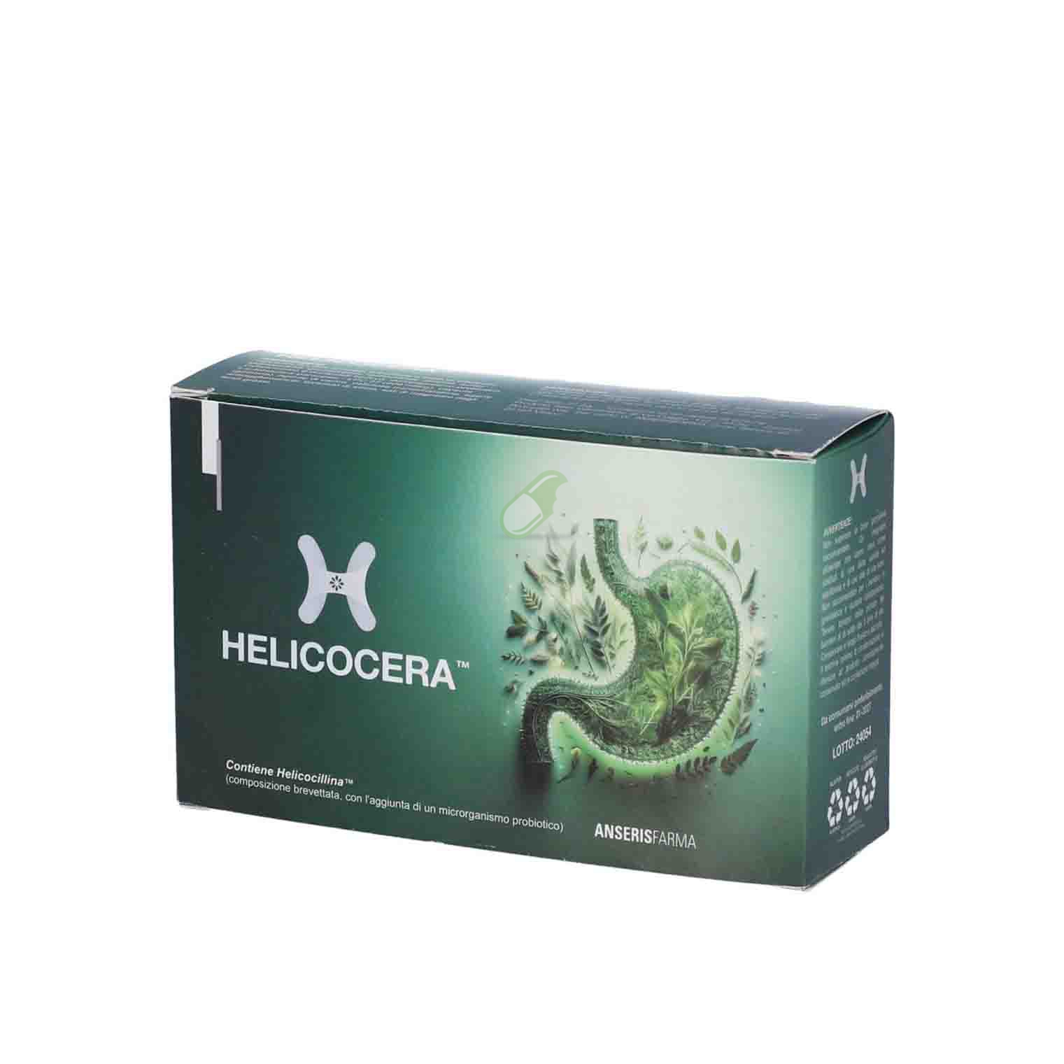 Anseris Farma Linea Stomaco Sano Helicocera Integratore 60 Capsule