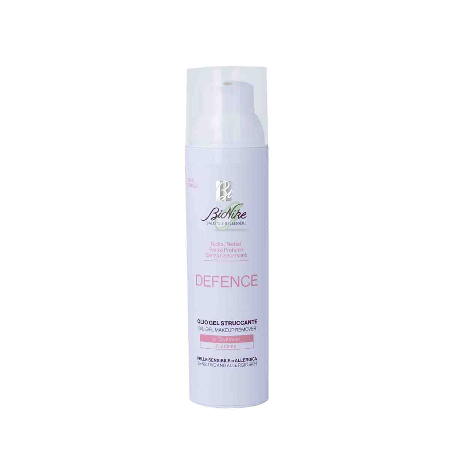 BioNike Linea Defence Detergenza Olio Gel Struccante Pelli Sensibil 75 ml