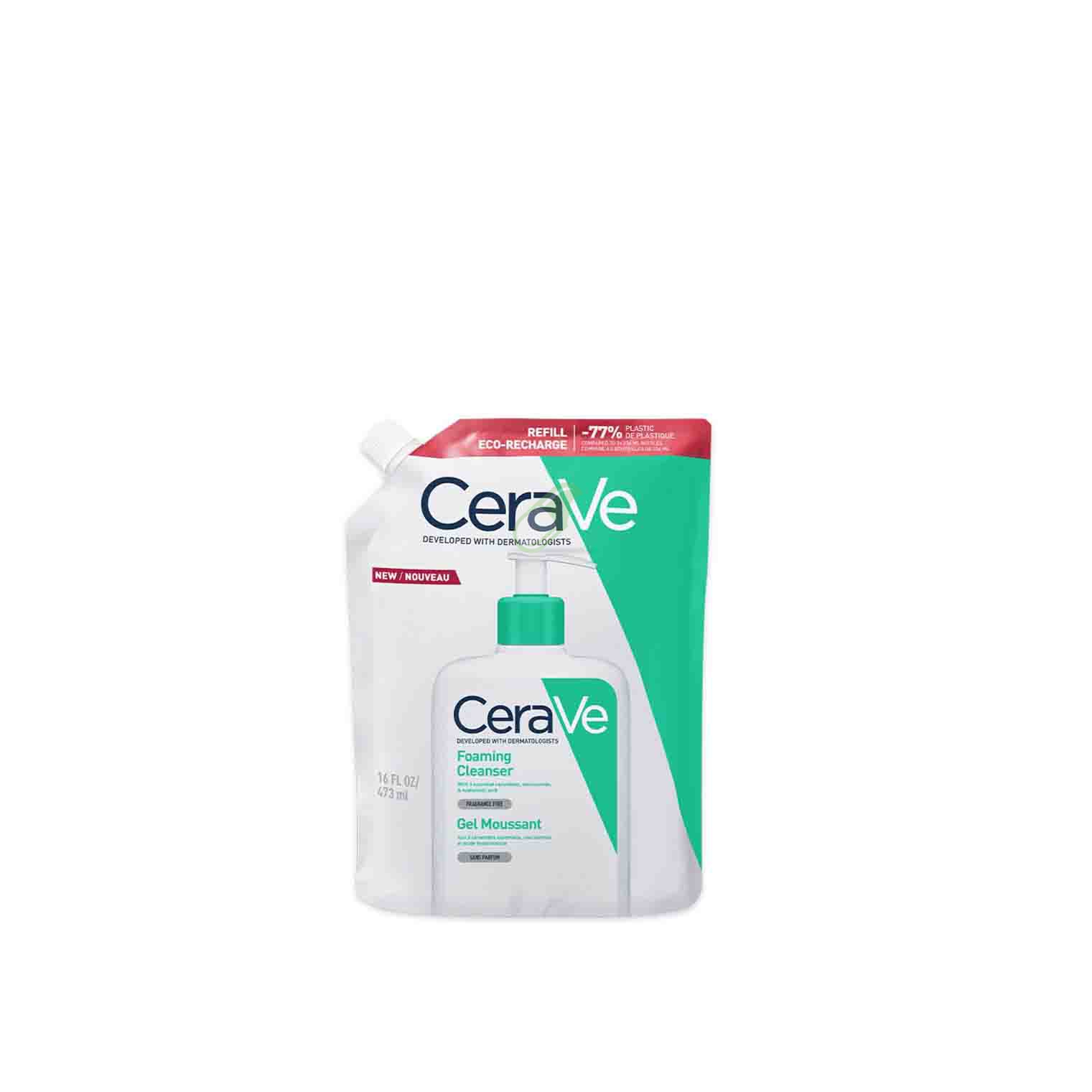 CeraVe Linea Detersione Detergente Viso e Corpo Schiuma Refill 473 ml
