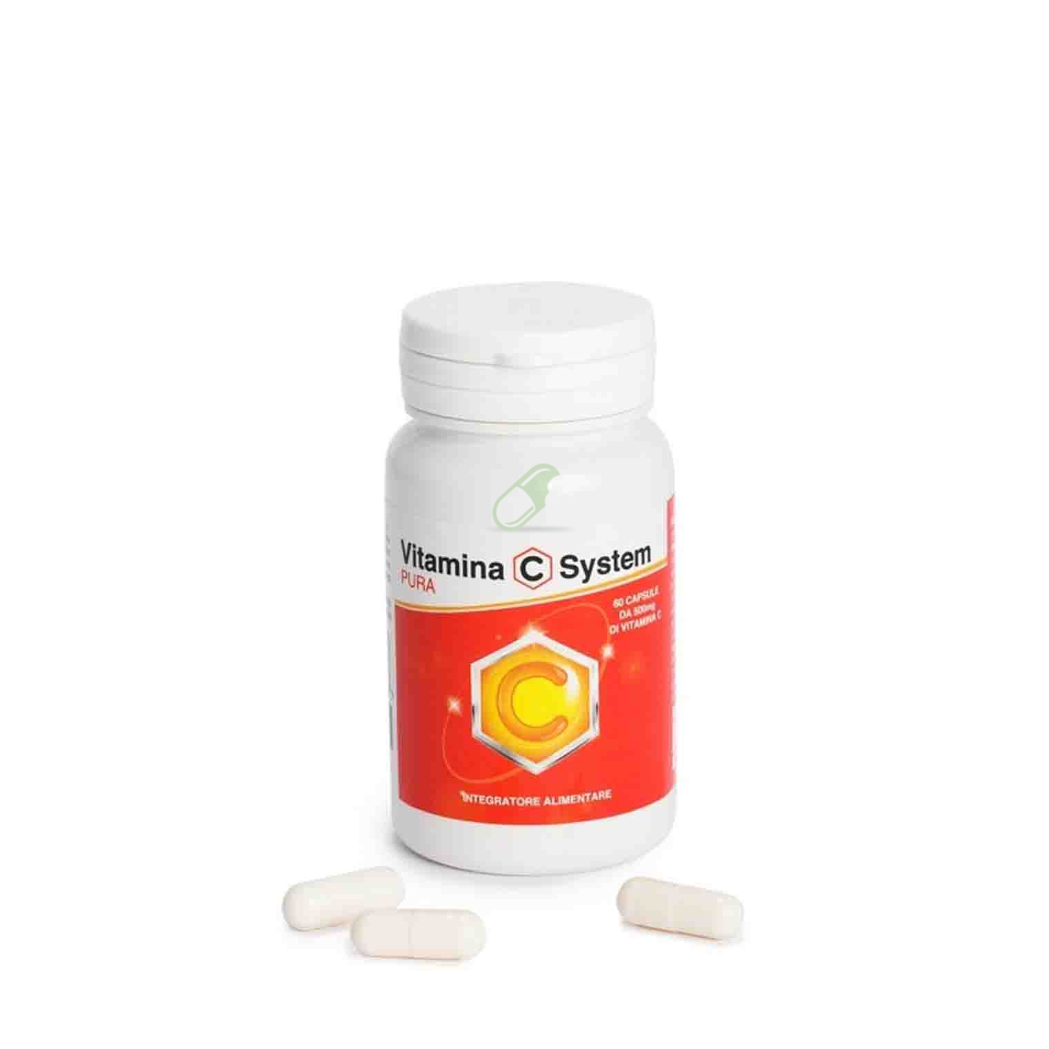 Fidia Farmaceutici Linea Vitamine e Minerali Vitamina C System 60 Capsule