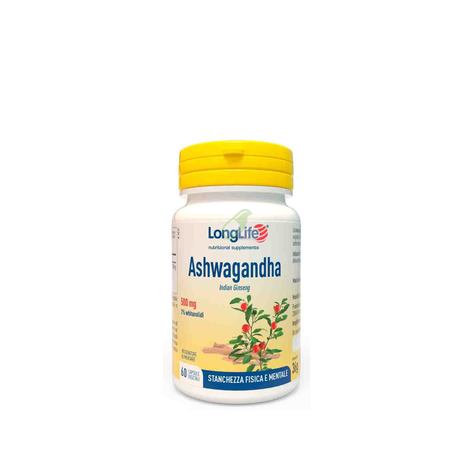 Longlife Linea Antiossidante Ashwagandha Integratore 60 Capsule Vegetali