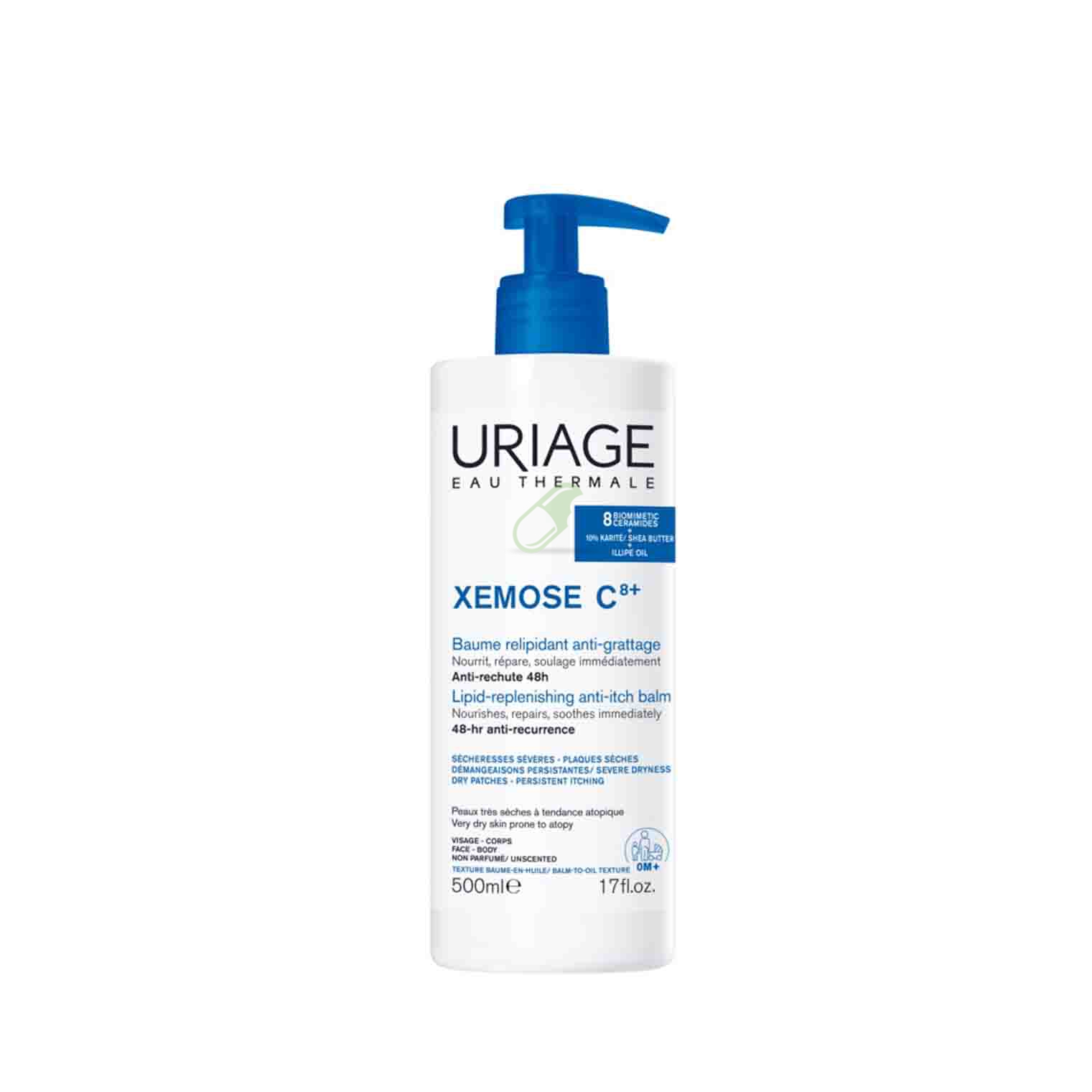 Uriage Linea Dermatologica Xemose C8+ Balsamo Olio Flacone 500 ml