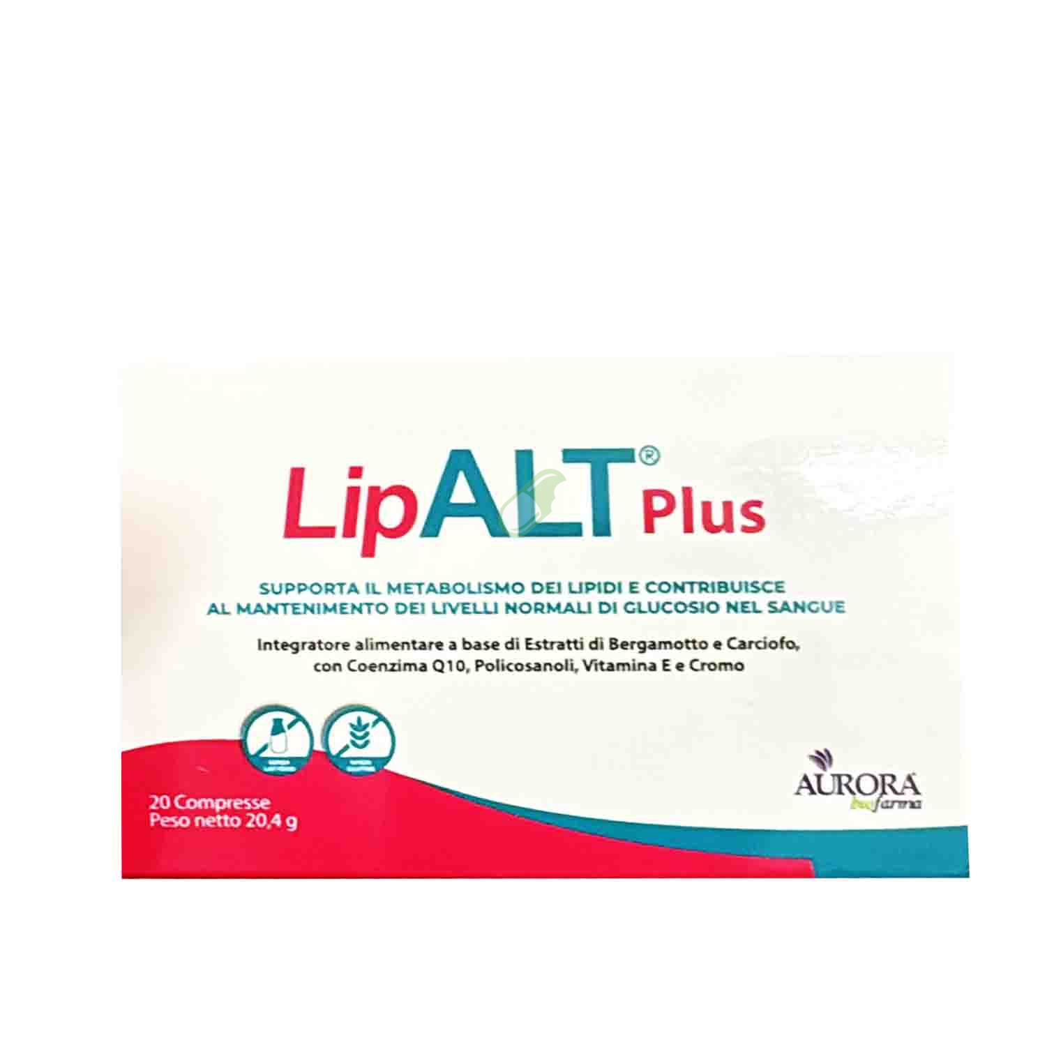 Aurora Biofarma Controllo del Colesterolo Lipalt Plus Integratore 20 compresse