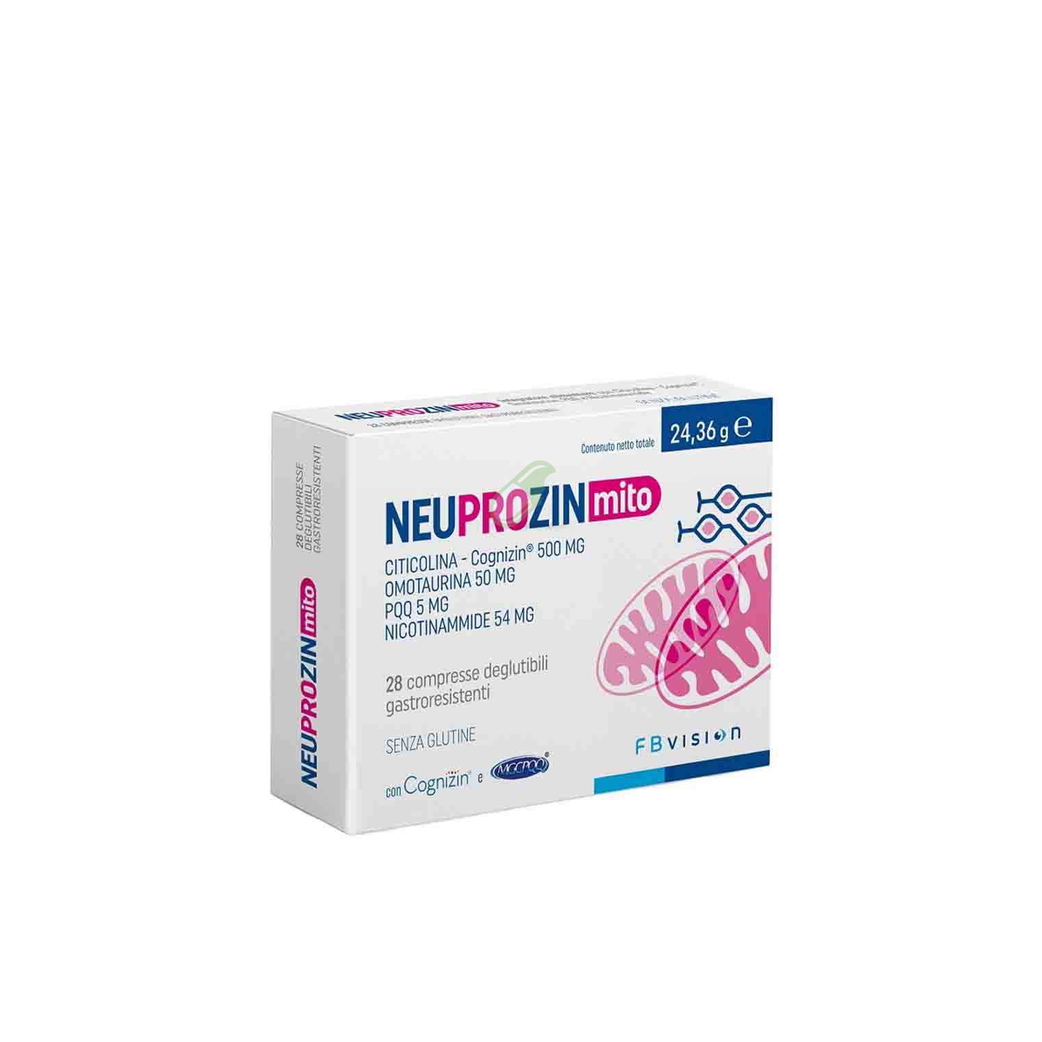 Fb Vision Linea Salute degli Occhi Neuprozin Mito Integratore 28 Compresse