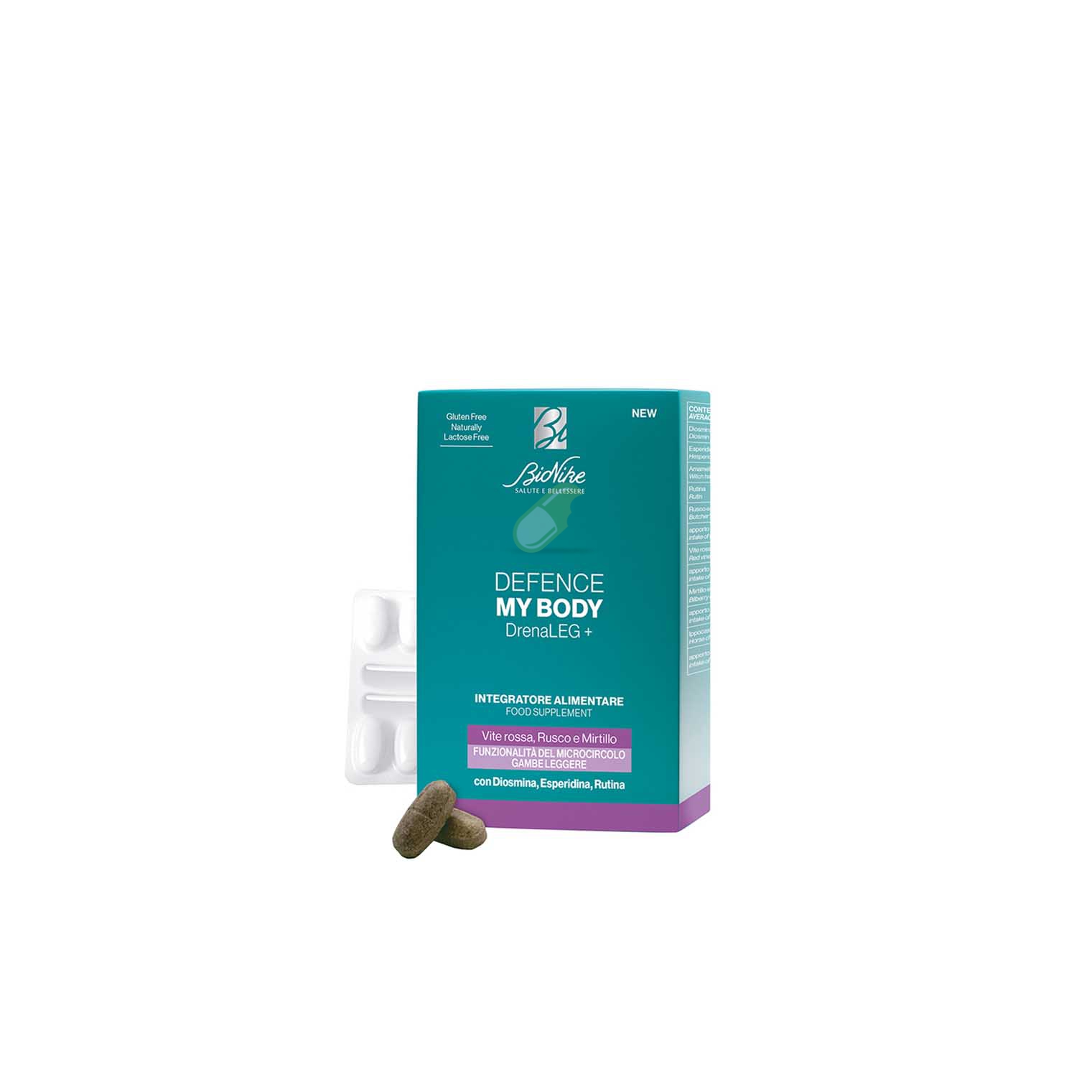 BioNike Linea Defence My Body DrenaLeg   Integratore 60 Compresse