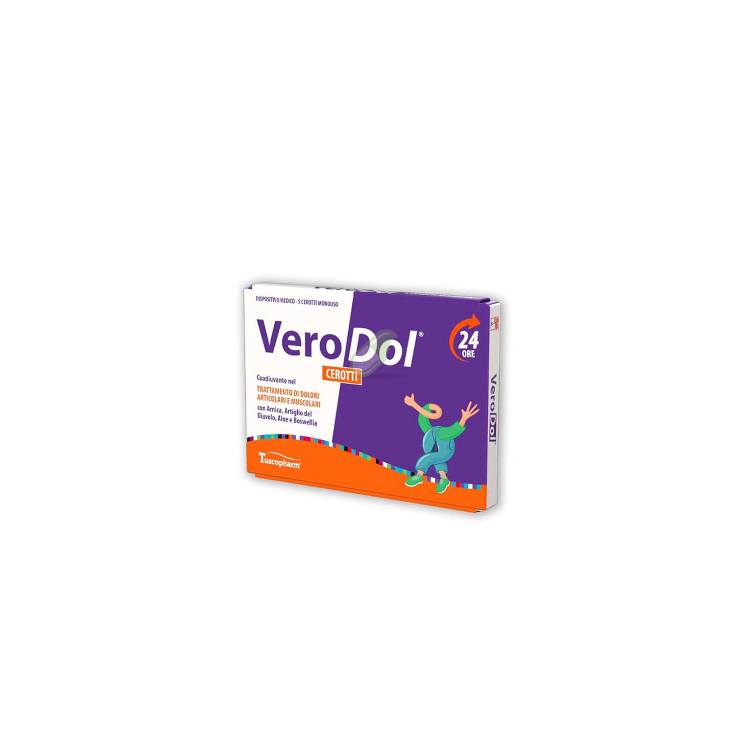 Tuscopharm Linea Funzionalit� Articolare Verodol CBD Cerotti 5 Pezzi