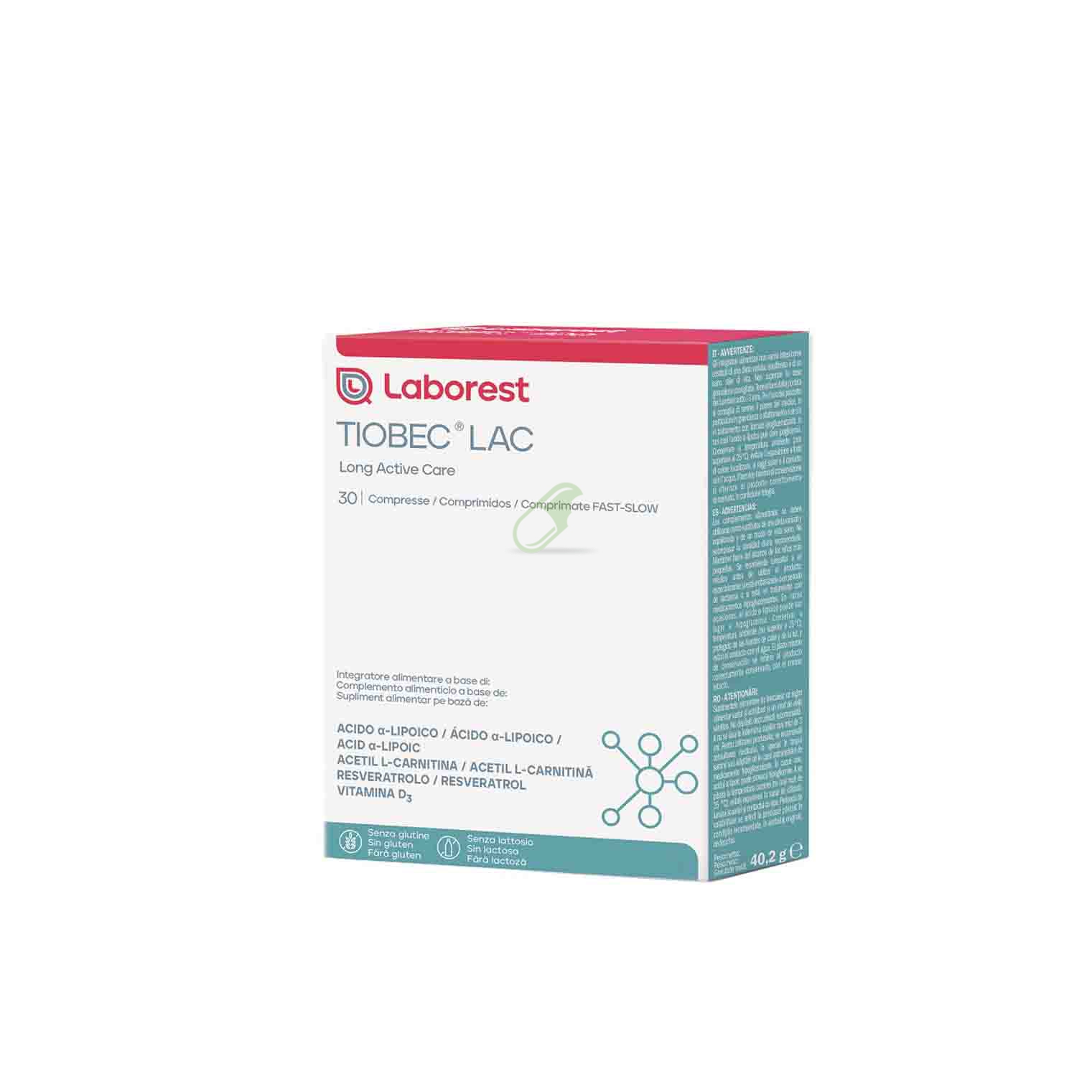 Laborest Linea Equilibrio Metabolico Tiobec Lac Integratore 30 Compresse