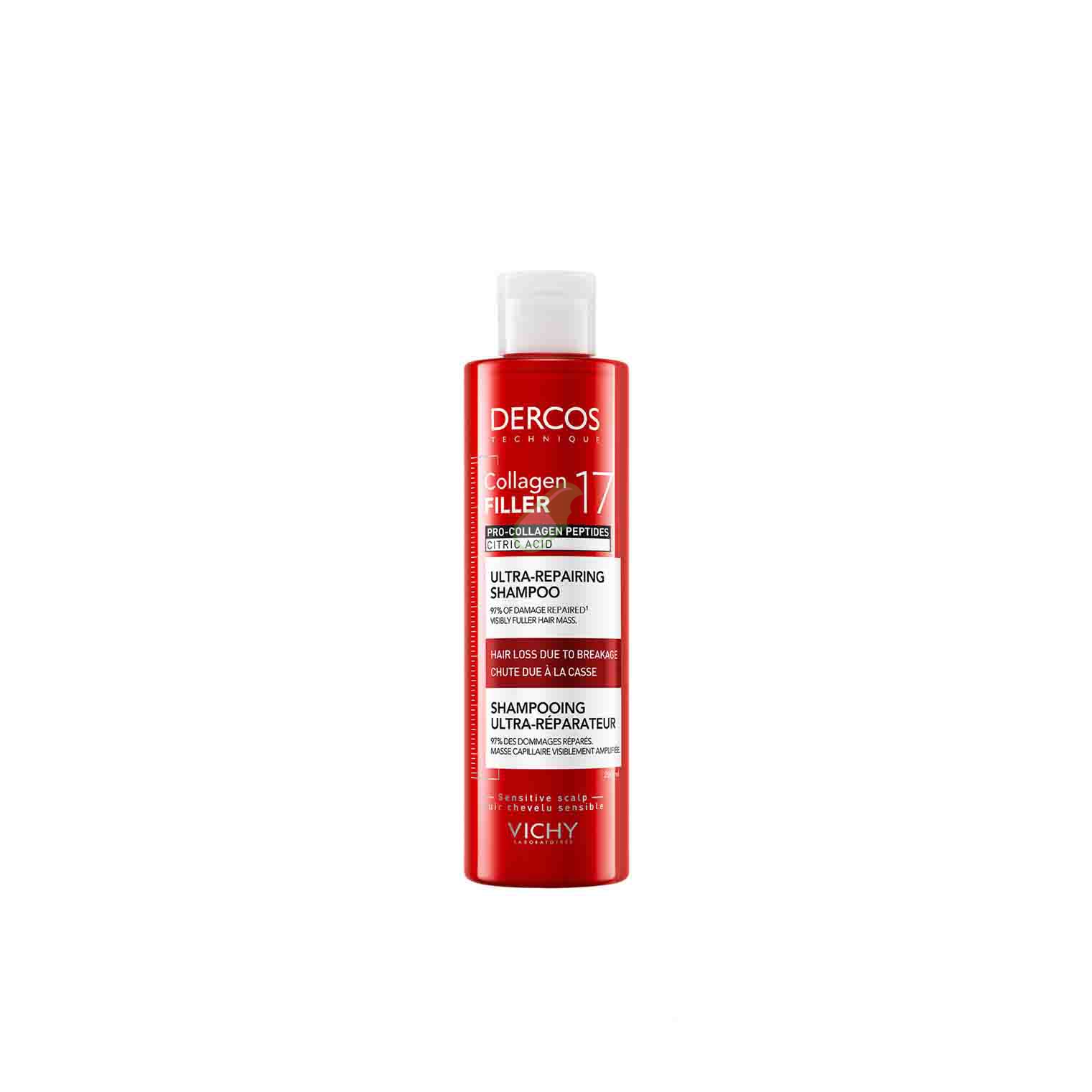 Dercos Linea Collagen 17 Filler Shampoo Trattamento Ultra Riparatore 200 ml