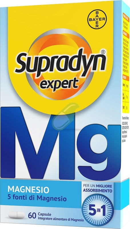 Supradyn Expert Linea Vitamine e Minerali Magnesio Integratore 60 Capsule