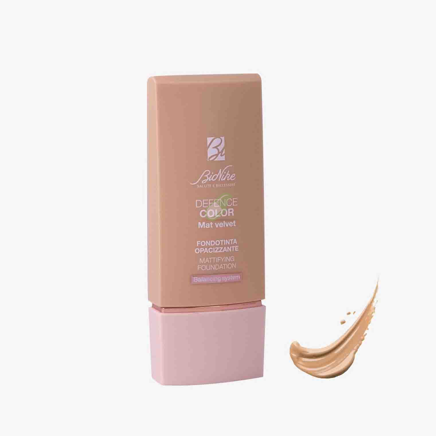 Bionike Linea Defence Color Fondotinta Opacizzante Mat Velvet 03 Sand 30 ml