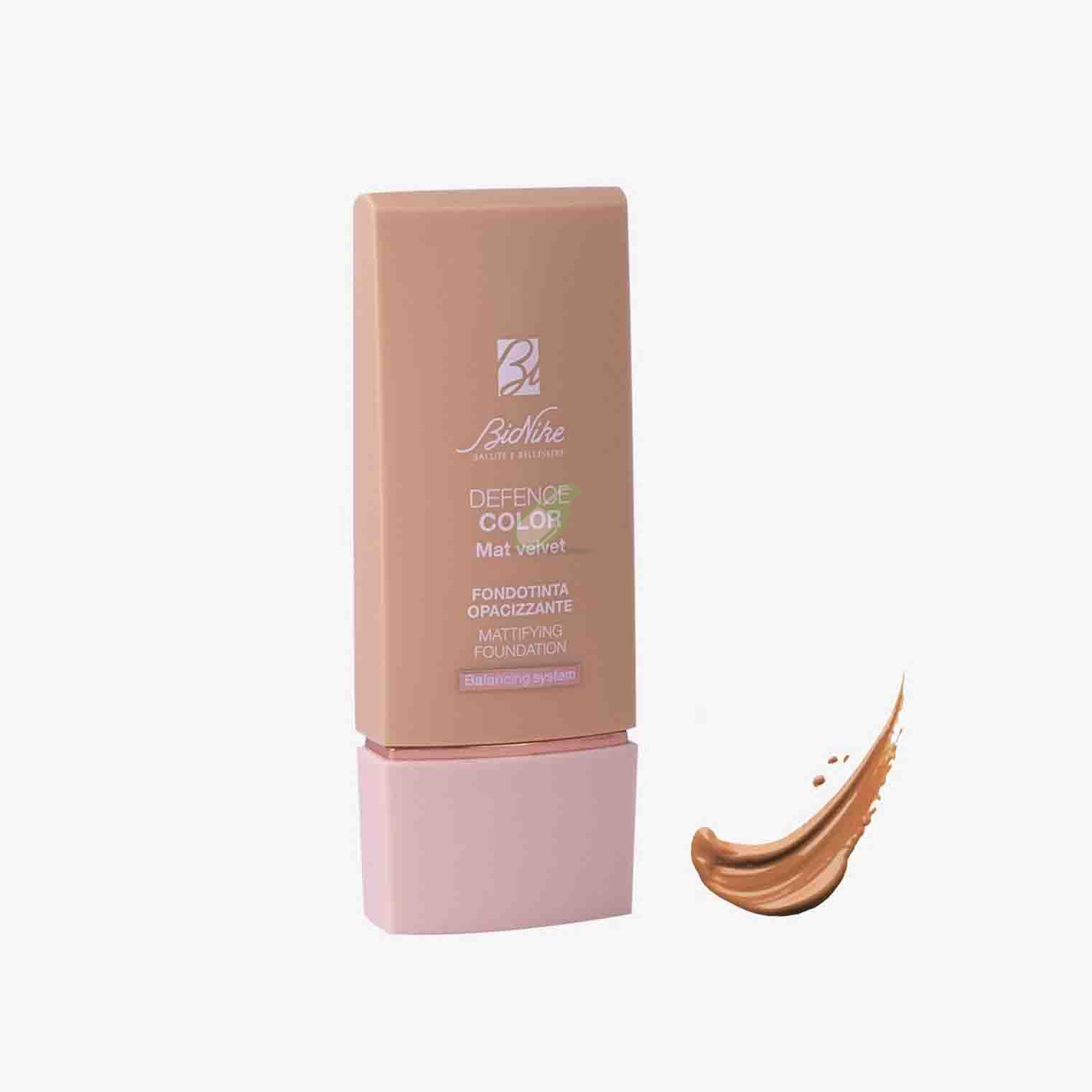 Bionike Linea Defence Color Fondotinta Opacizzante Mat Velvet 05 Honey 30 ml