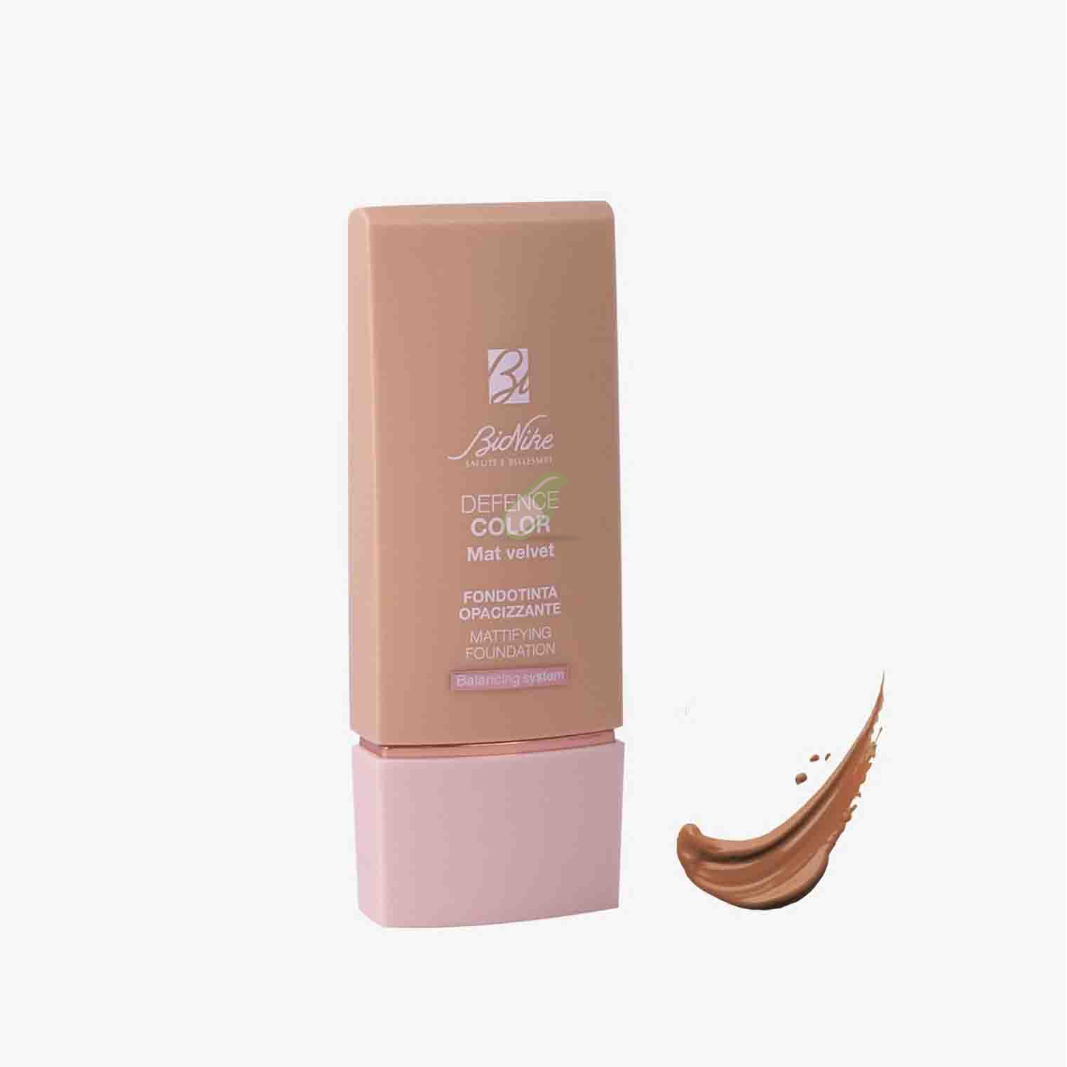 Bionike Linea Defence Color Fondotinta Opacizzante Mat Velvet 06 Cinnamon 30 ml