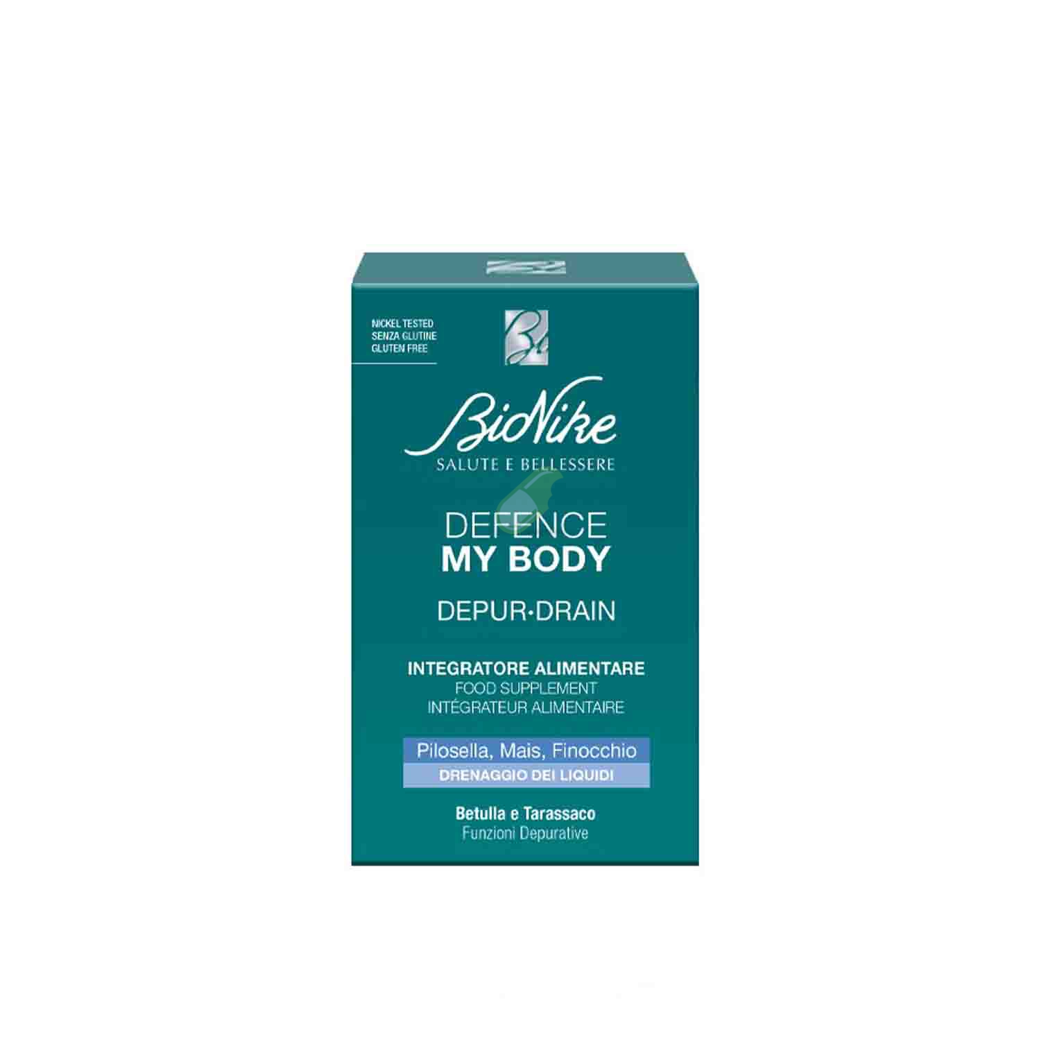 BioNike Linea My Body Depur Drain Integratore 20 Bustine