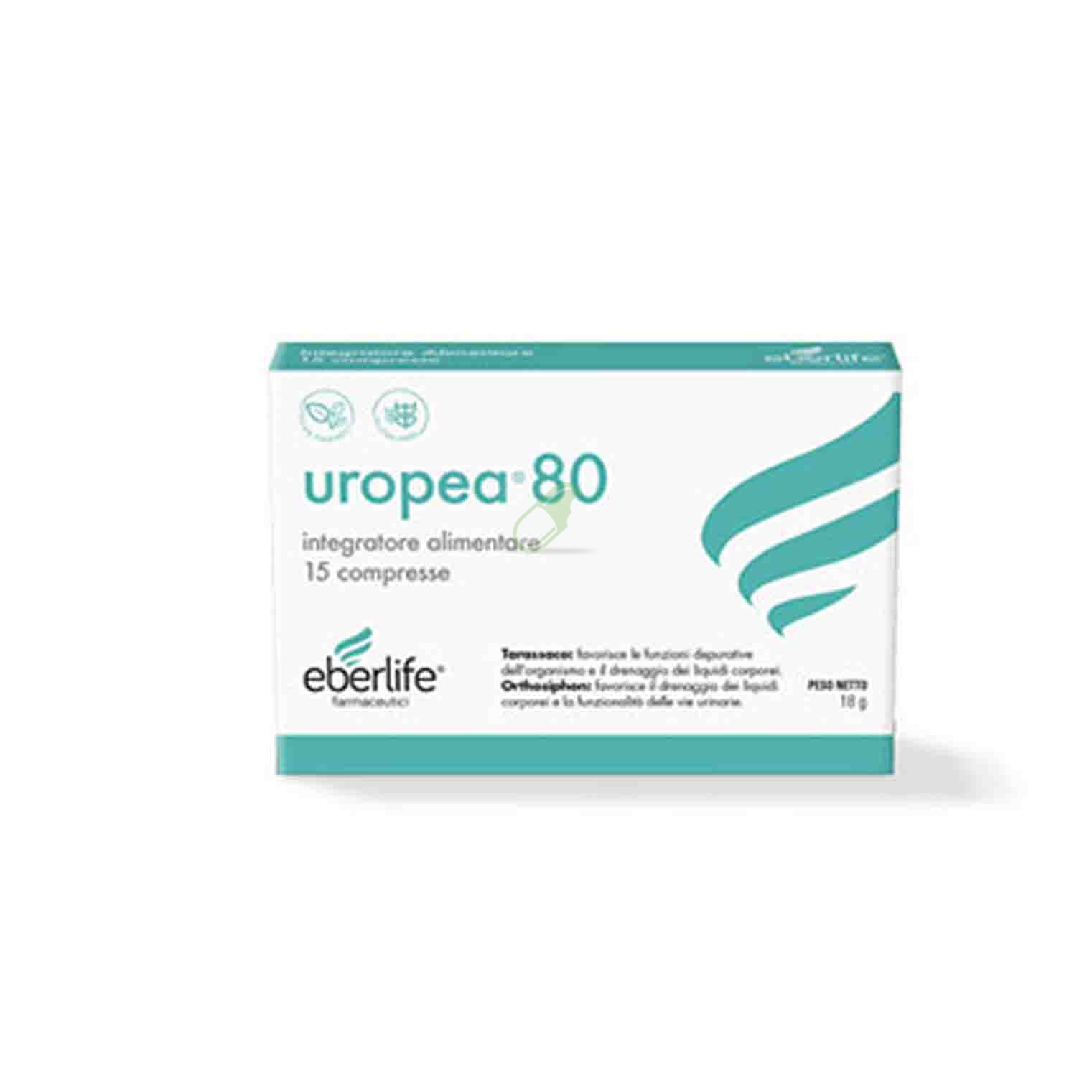 Eberlife Farmaceutici Linea Uropea 80 Integratore 15 Compresse