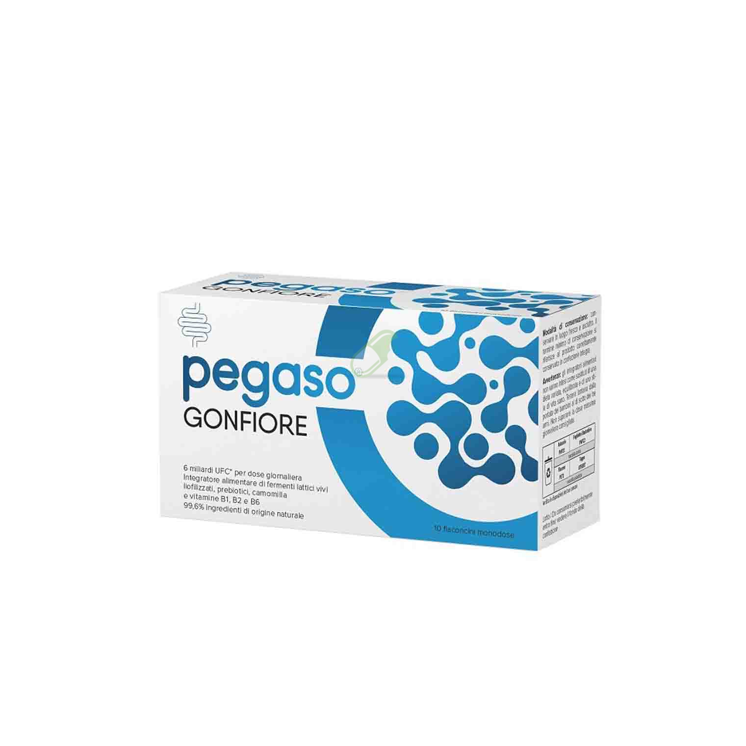 Pegaso Linea Intestino Sano Pegaso Gonfiore Integratore 10 Flaconcini
