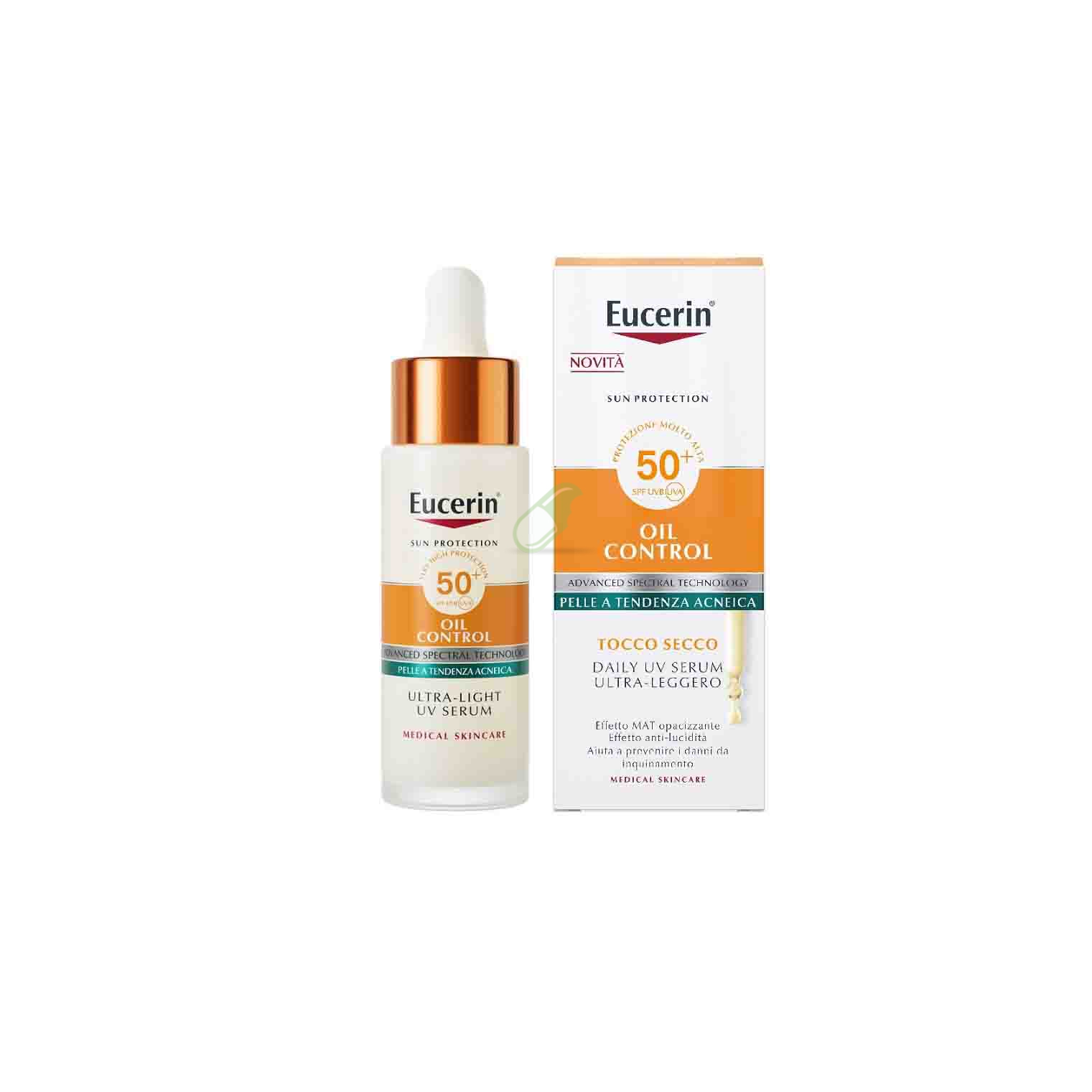 Eucerin Linea Sun Eucerin Oil Control Tocco Secco SPF 50  Siero 30 ml