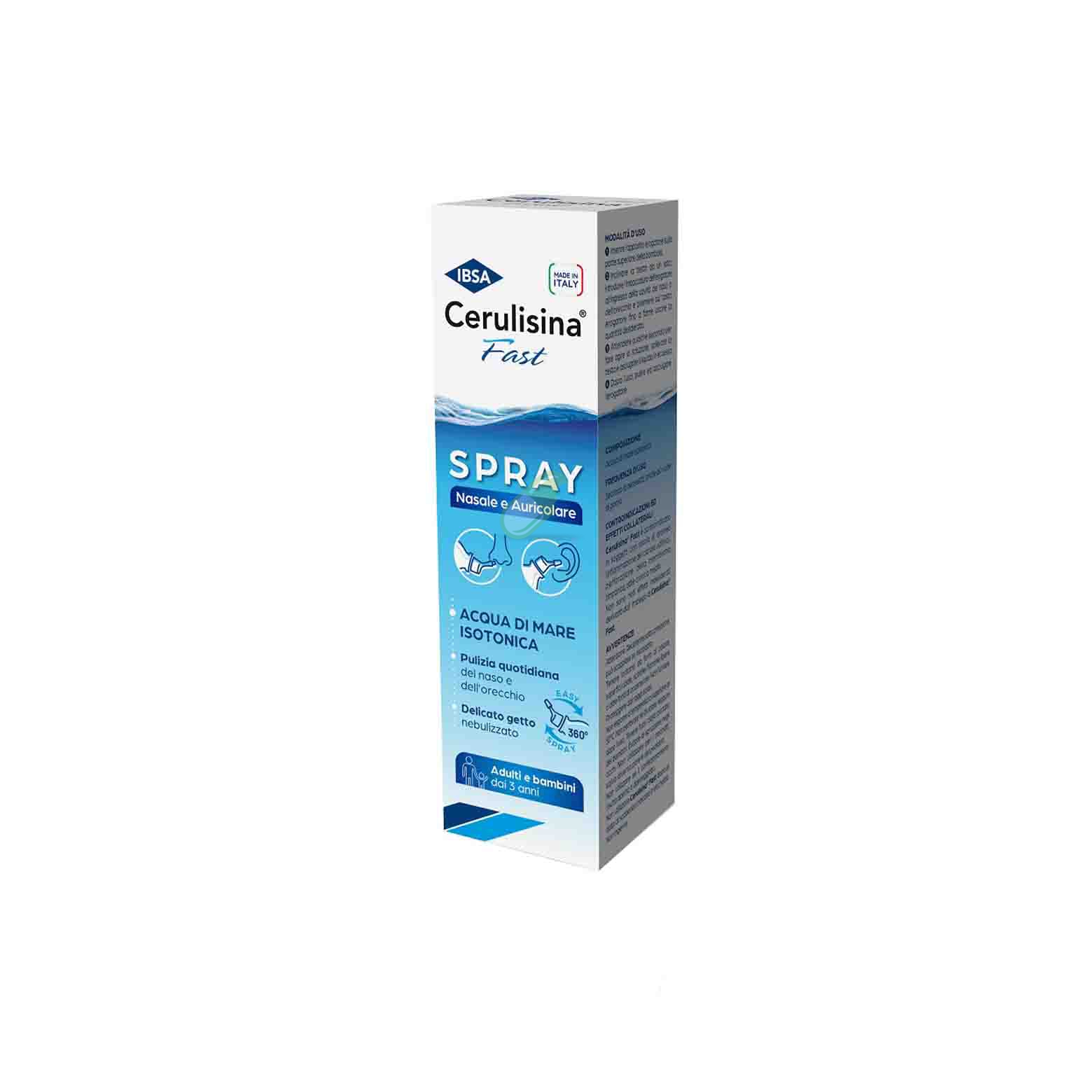 IBSA Farmaceutici Linea Orecchie Sane Cerulisina Fast Naso Orecchie Spray 100 ml