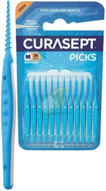 Curaprox Linea Bocca sana Curasept Picks Scovolini Monouso Medium 36 Pezzi