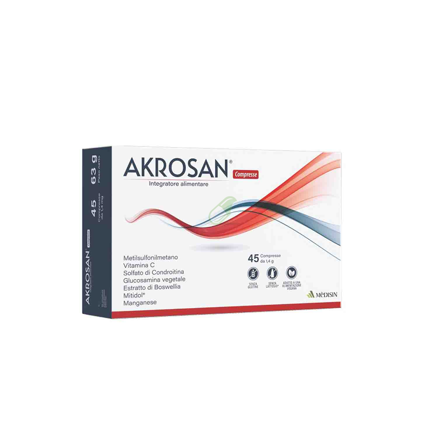 Medisin Linea Articolazioni Sane Akrosan Integratore 45 Compresse