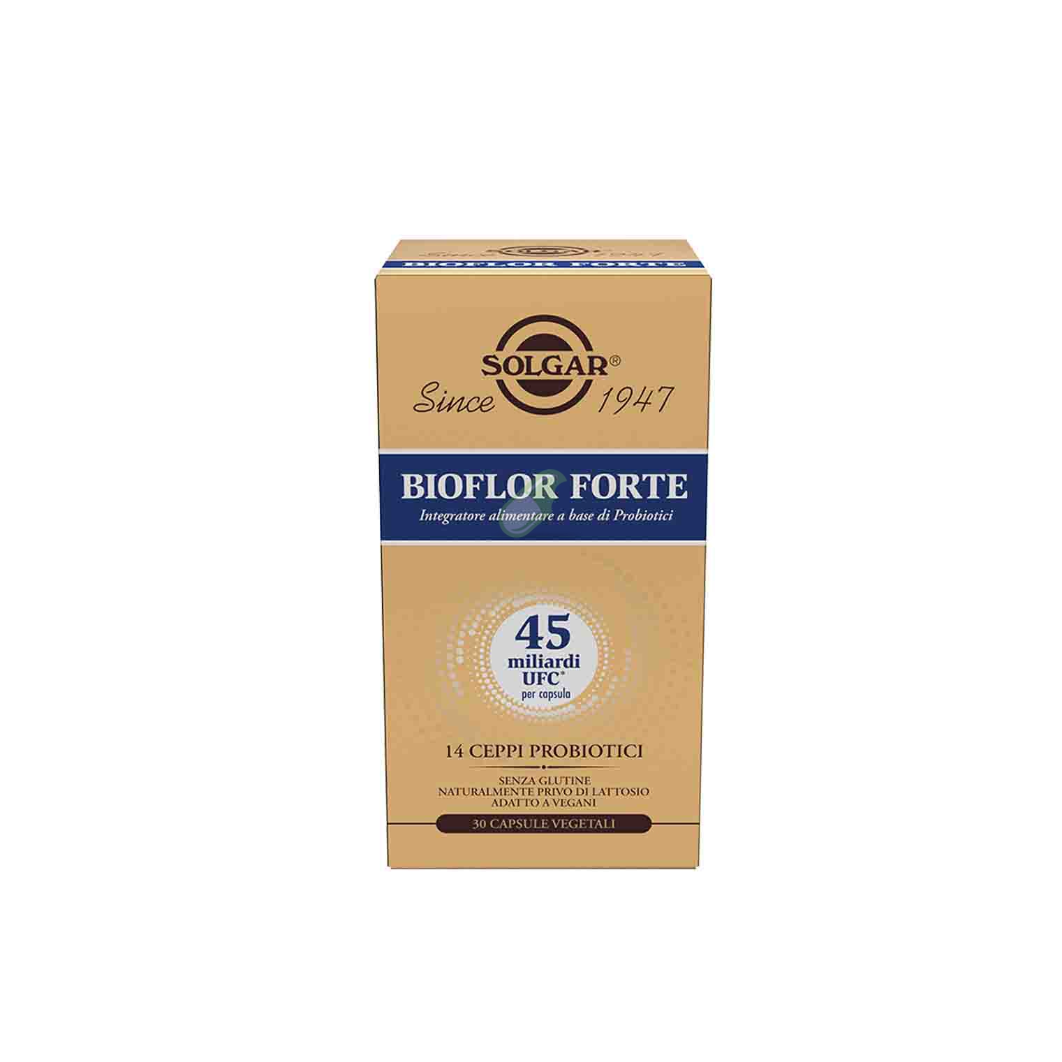 Solgar Linea Benessere dell intestino Bioflor Forte 30 capsule vegetali