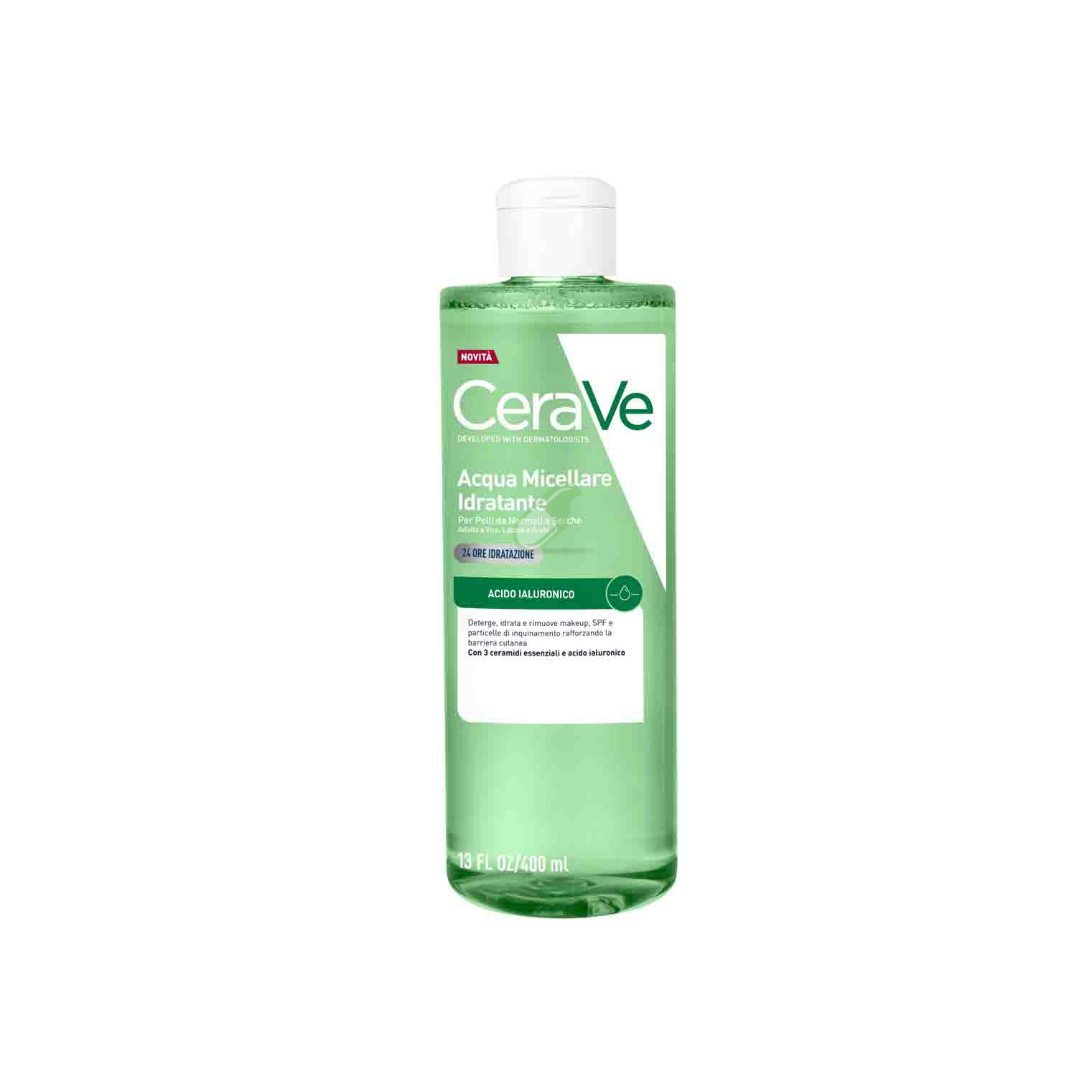 CeraVe Linea Detersione Viso Acqua Micellare Idratante Flacone 400 ml