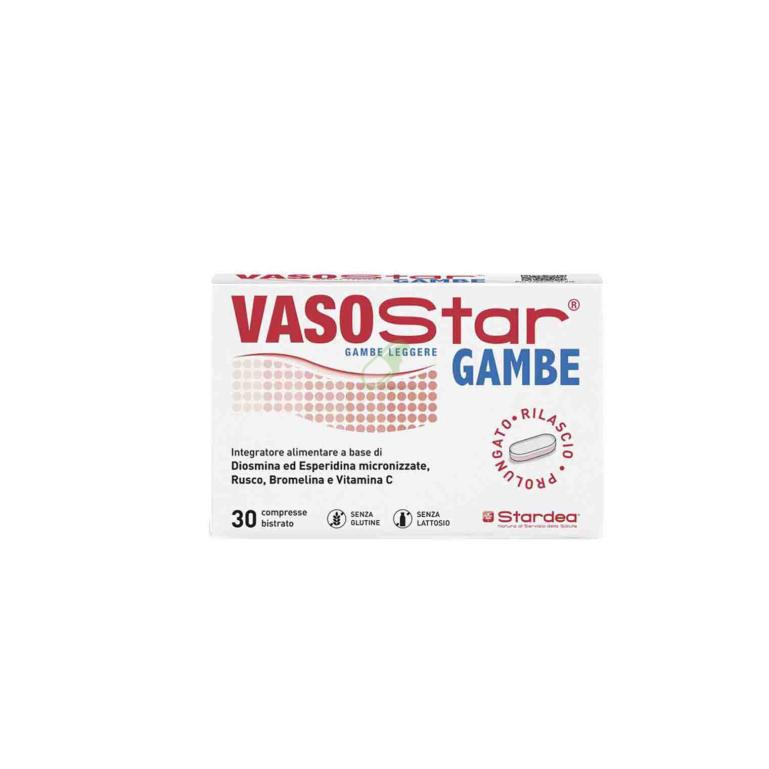 Stardea Linea Circolazione e Microcircolo Vasostar Gambe Leggere 30 Compresse