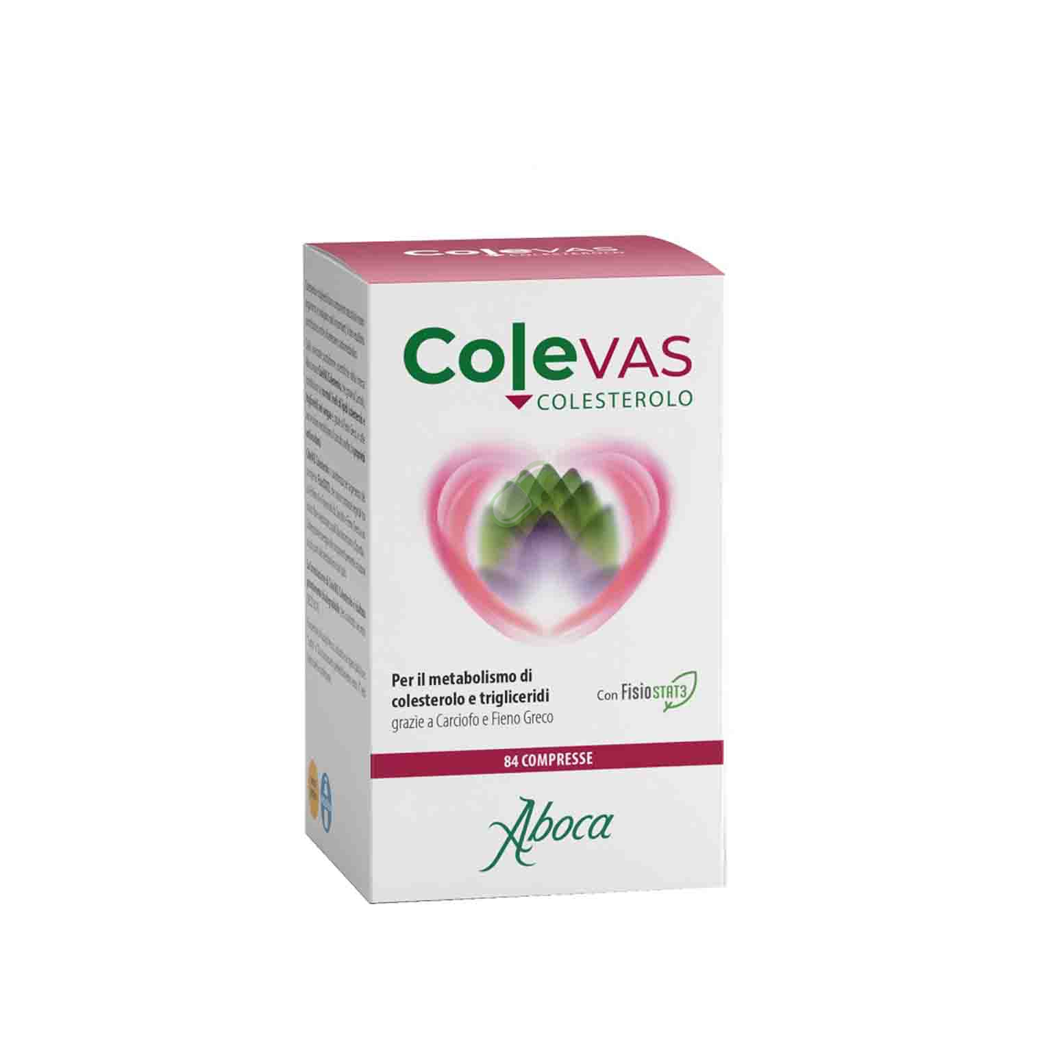 Aboca Naturaterapia Linea Controllo Colesterolo Colevas Colesterolo 84 Compresse