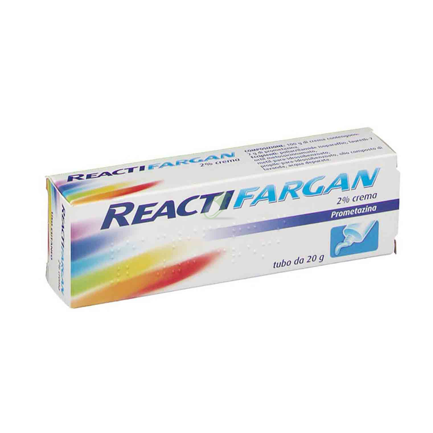 Reactifargan 2% Crema Tubo Da 20 G