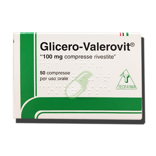 Glicerovalerovit 100 Mg Compressa Rivestita Blister 50 Compresse Rivestite