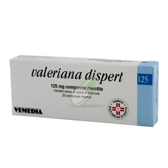 Valeriana Dispert 20 cpr 125Mg Farmafarma.it