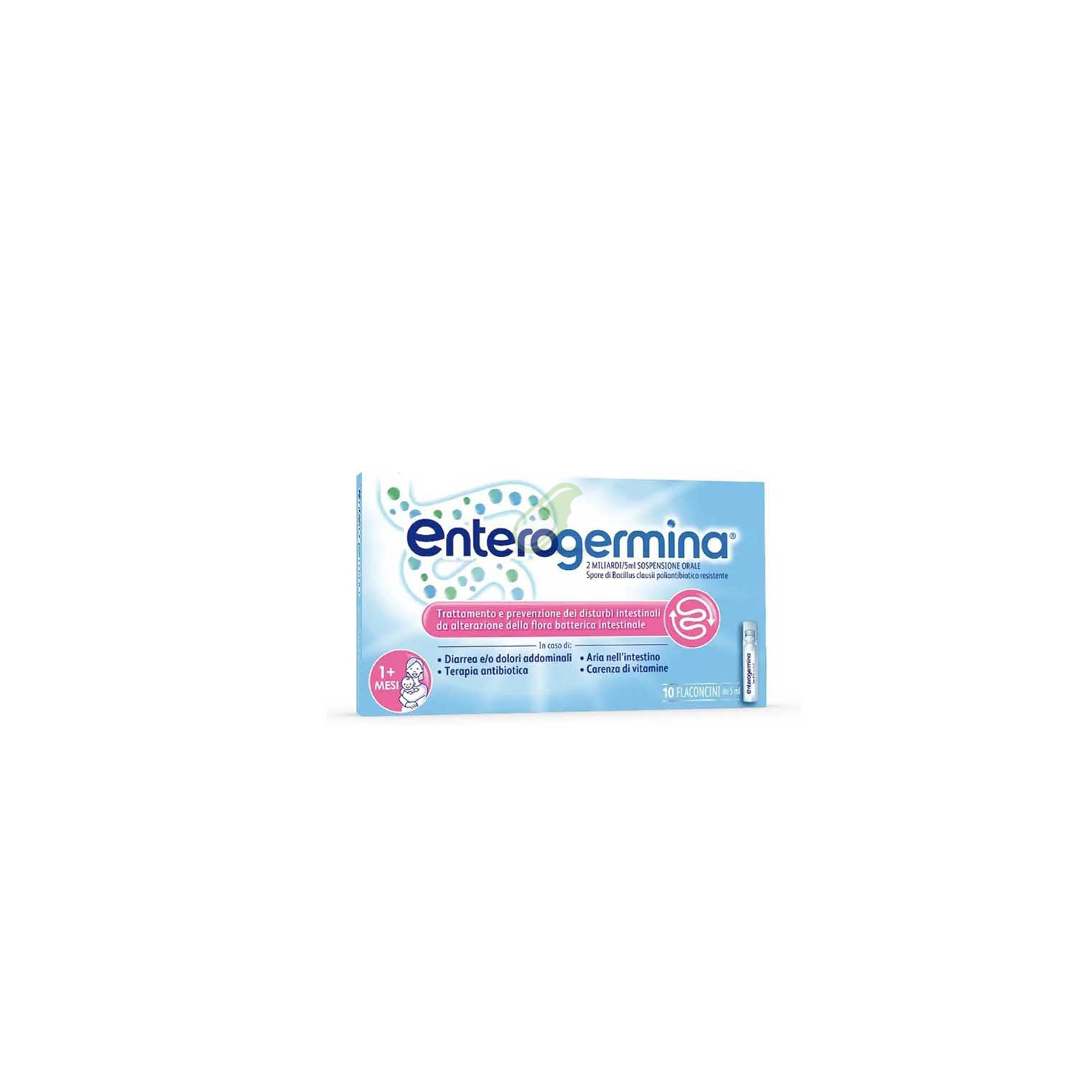 Enterogermina 2 Miliardi/5 Ml  Sospensione Orale 10 Flaconcini 5 Ml