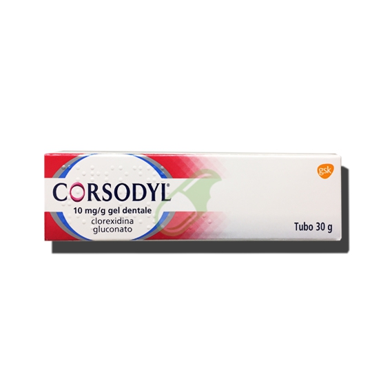 Corsodyl 1G/100 G Gel Dentale 1 Tubo 30G