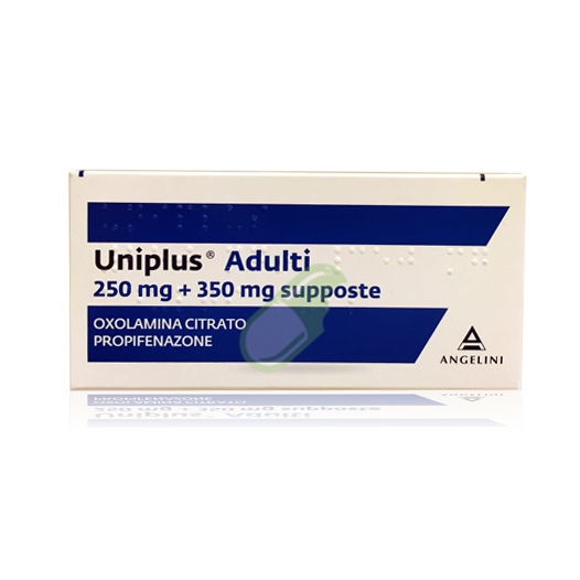 Uniplus Adulti 250 Mg + 350 Mg Supposte 10 Supposte