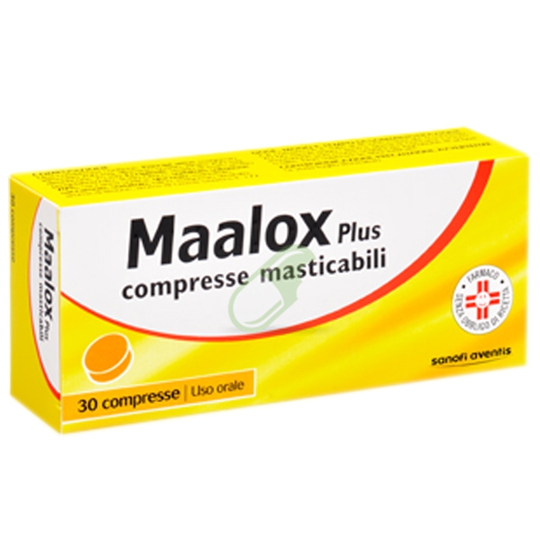 Maalox Plus Plus 200 Mg + 200 Mg + 25 Mg Compresse Masticabili 30 Compresse