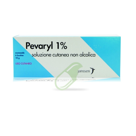 Pevaryl 1% Soluzione Cutanea Non Alcolica 6 Bustine 10 G