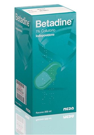 Betadine 1% Collutorio Flacone 200 Ml