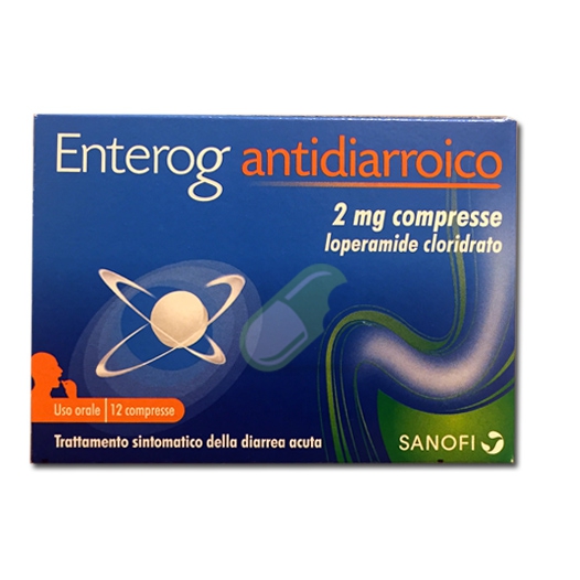 Enterog Antidiarroico 2 Mg Compresse 12 Compresse