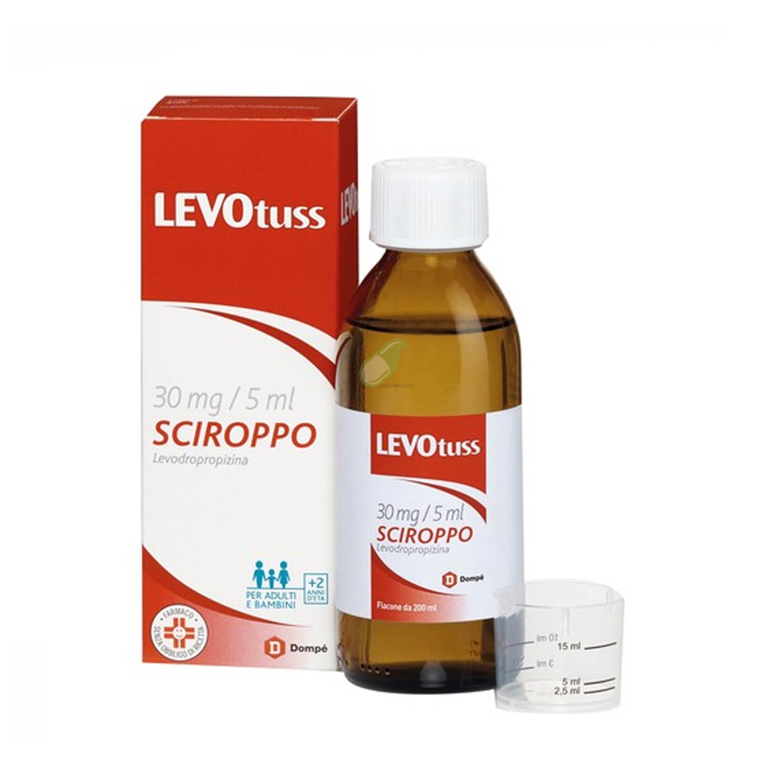 Levotuss 30 Mg/5 Ml Sciroppo 1 Flacone 200 Ml
