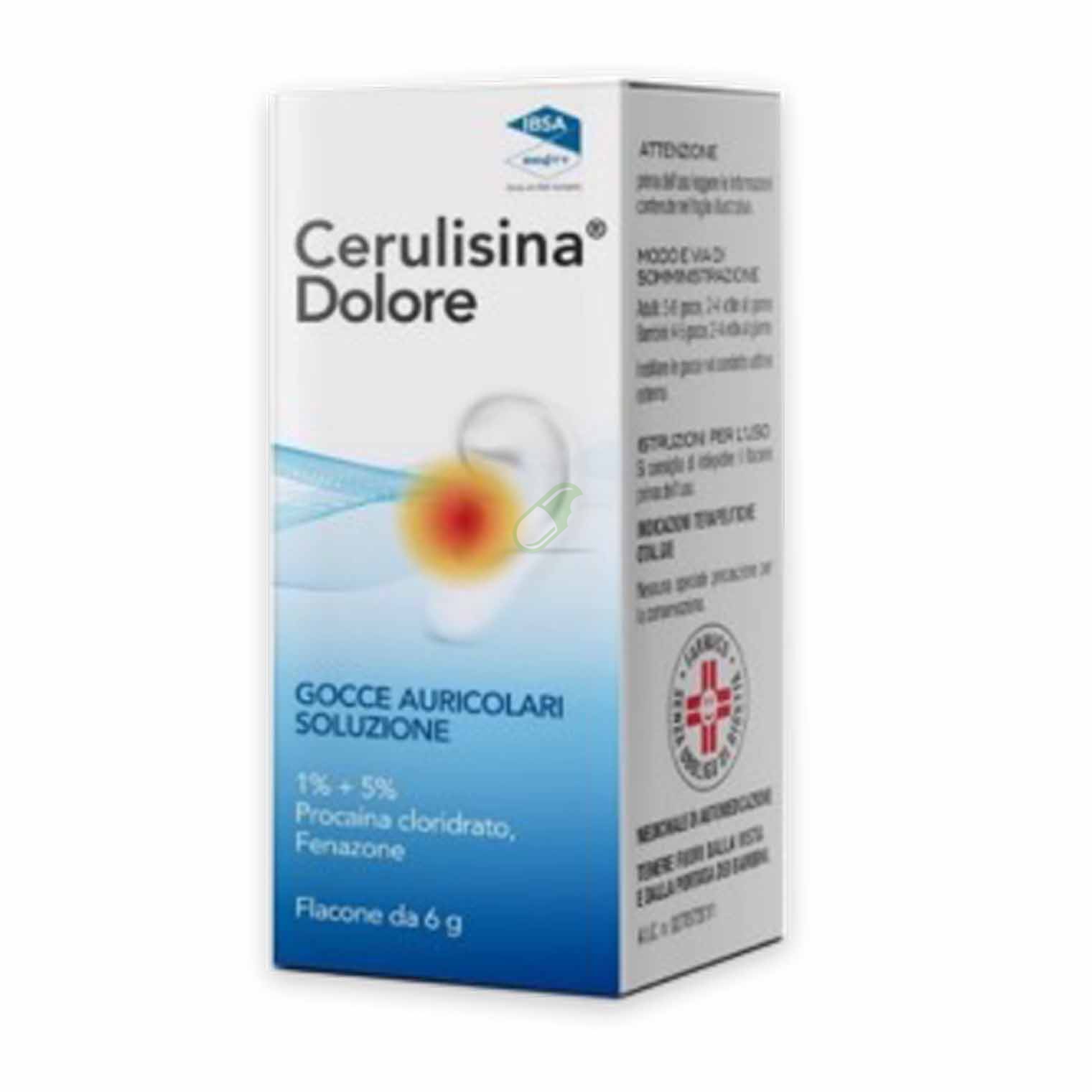Cerulisina Dolore 1% + 5%  Gocce Auricolari, Soluzione 1 Flacone Contagocce 10 Ml