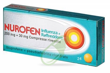Nurofen Influenza Raffr 200 Mg + 30 Mg Compresse Rivestite