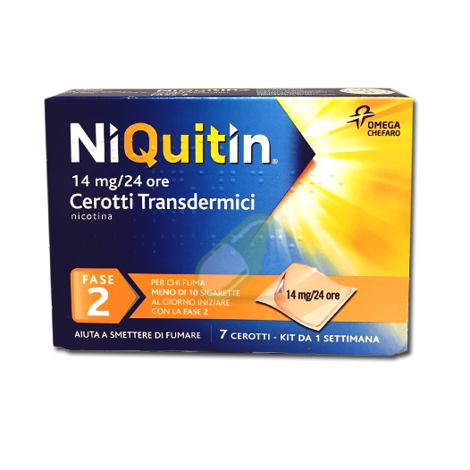 Niquitin 14 Mg/24 H Cerotti Transdermici 7 Cerotti In Bustine