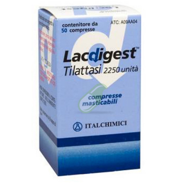 Lacdigest 2.250 U Compresse Masticabili 50 Compresse