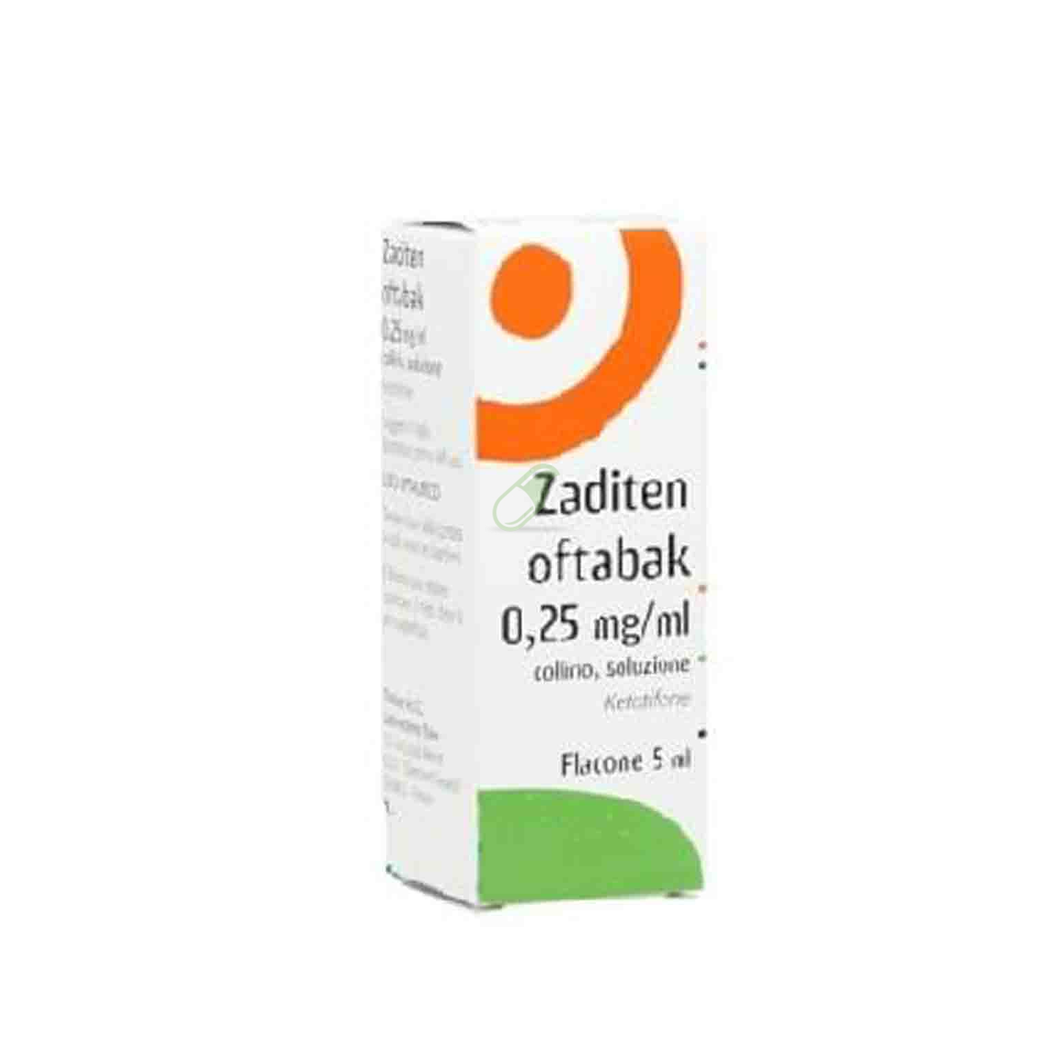 Zaditen Oftabak 0,25 Mg/Ml Collirio Soluzione 5 Ml Flacone Multidose